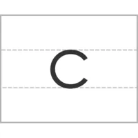 拼音字母c