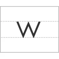 拼音字母w